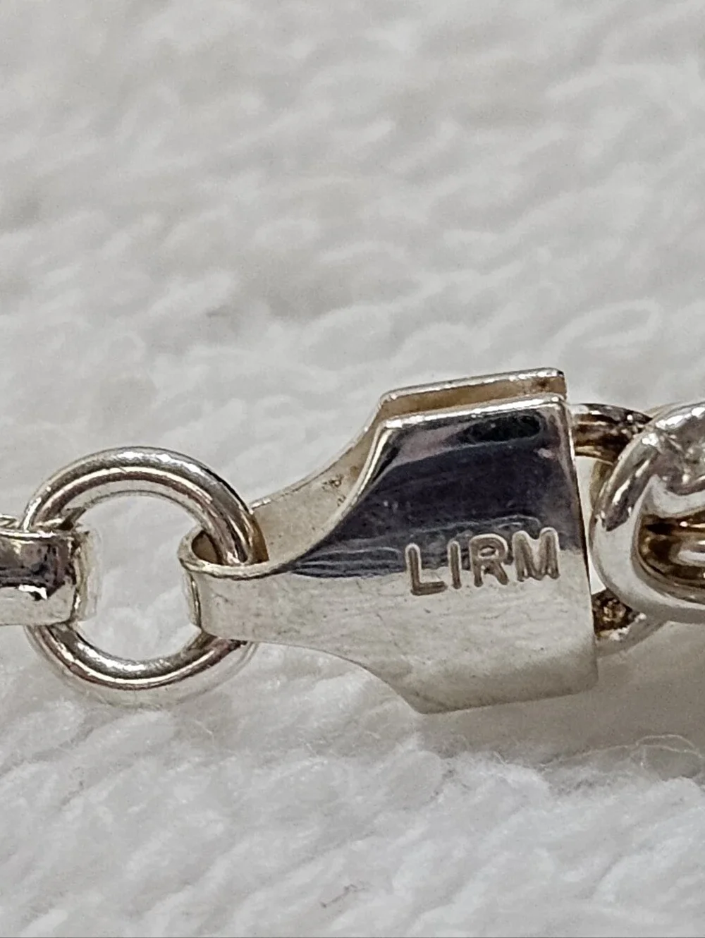 Lirm Italy 925 Silver Byzantine Bracelet 7" - Picture 11 of 13